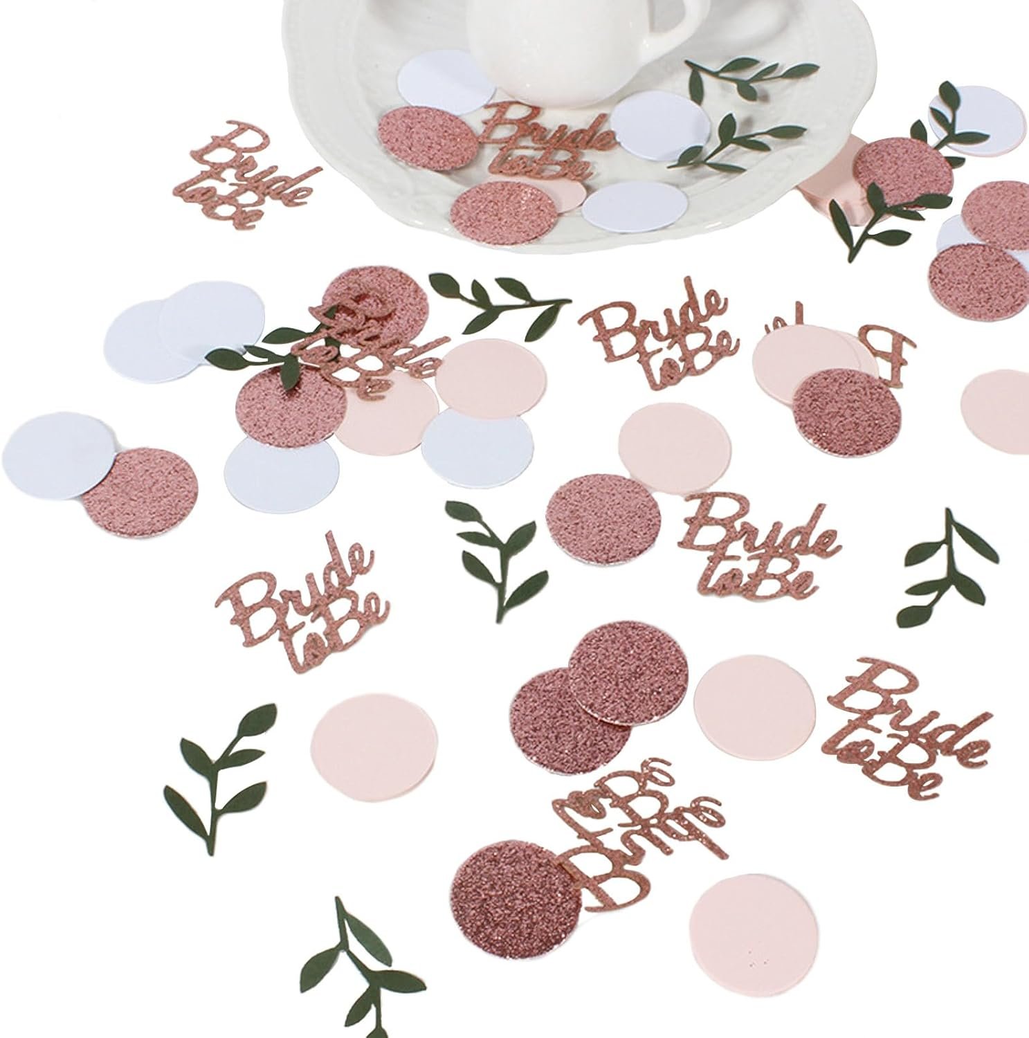 Wholesale Rose Gold Glitter Wedding Table Confetti Greenery Eucalyptus Bridal Shower Decorations Bride to Be Engagement Party Scatter 200Pcs Supplier Wholesale Rose Gold Glitter Wedding Table Confetti Greenery Eucalyptus Bridal Shower Decorations Bride to Be Engagement Party Scatter 200Pcs Supplier