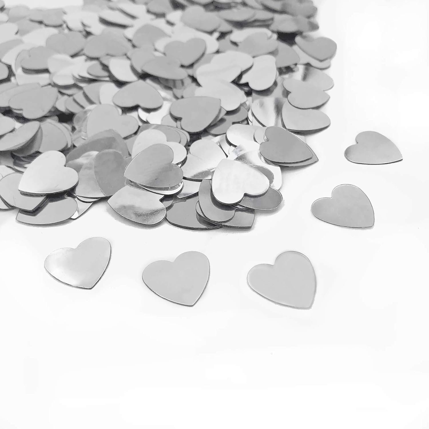 Wholesale Silver Heart Metallic Foil Confetti for Valentine's Day Wedding Birthday Baby Bridal Shower Festival Party Table Decorations Supplier Wholesale Silver Heart Metallic Foil Confetti for Valentine's Day Wedding Birthday Baby Bridal Shower Festival Party Table Decorations Supplier