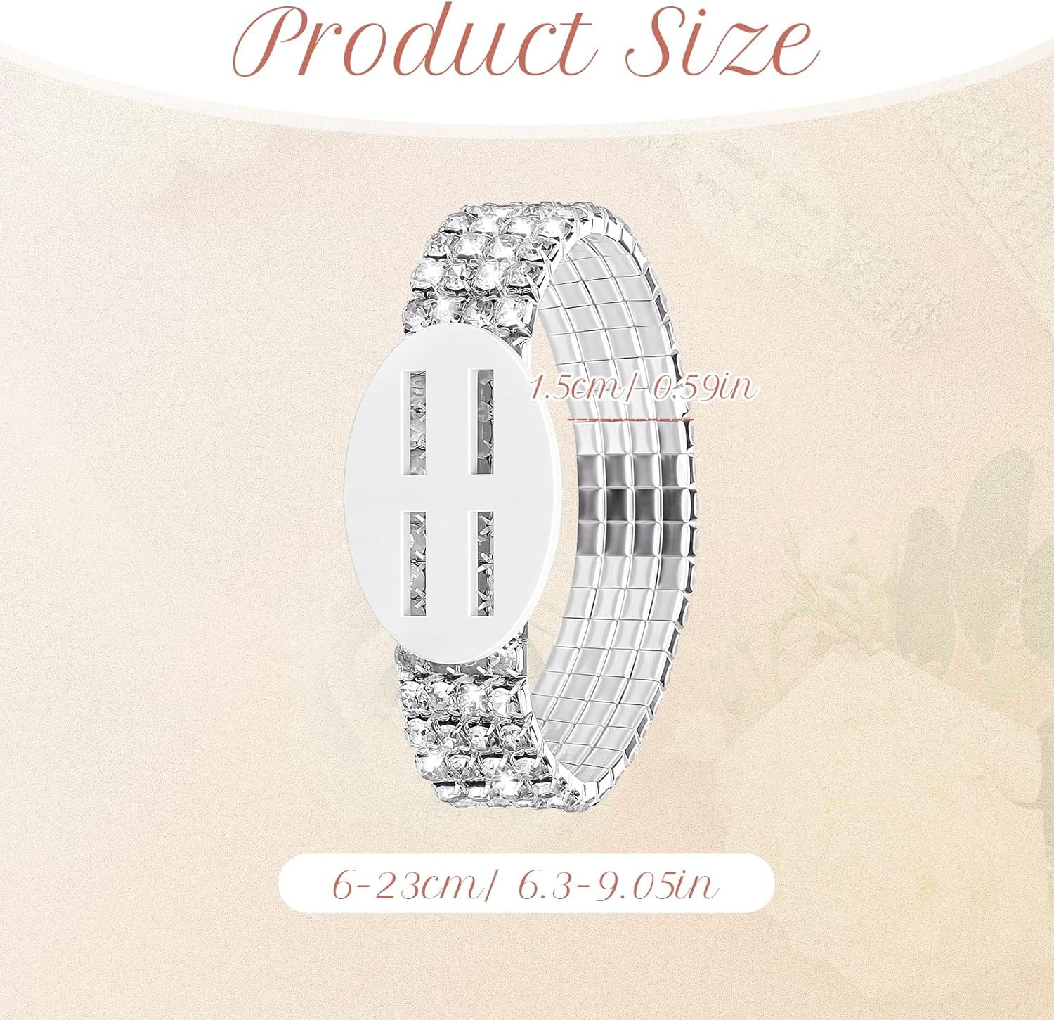 Wholesale 4 Pcs Elastic Rhinestone Wrist Corsage Bracelets DIY for Wedding Prom Bride Shower Anniversary Supplier