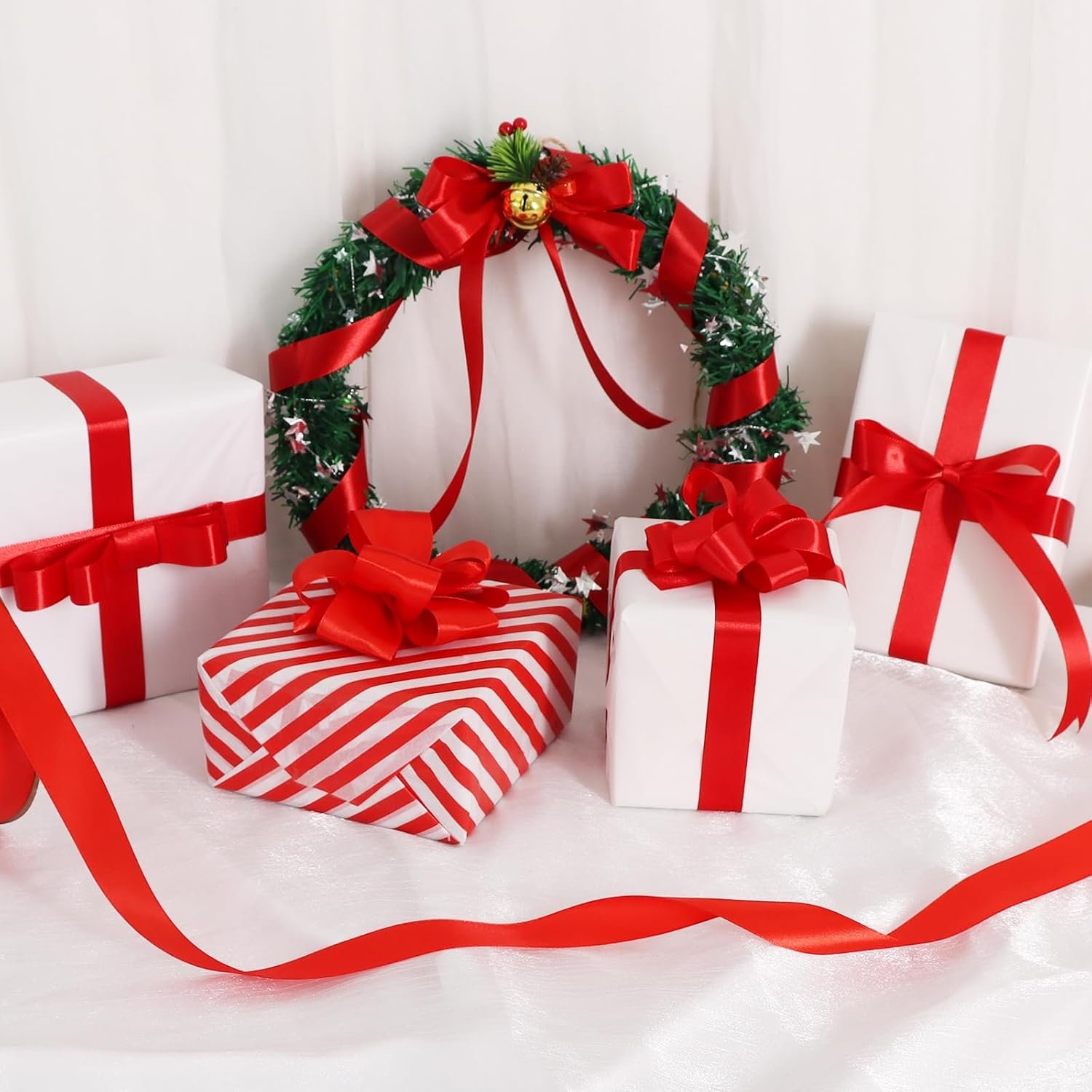 Wholesale 1 Inch x 100yds Red Satin Ribbon Thin Solid Color for Valentine Gift Wrapping Crafts Hair Bows Wedding Party Decoration Sewing Invitation Cards Floral Bouquets Christmas Supplier Wholesale 1 Inch x 100yds Red Satin Ribbon Thin Solid Color for Valentine Gift Wrapping Crafts Hair Bows Wedding Party Decoration Sewing Invitation Cards Floral Bouquets Christmas Supplier