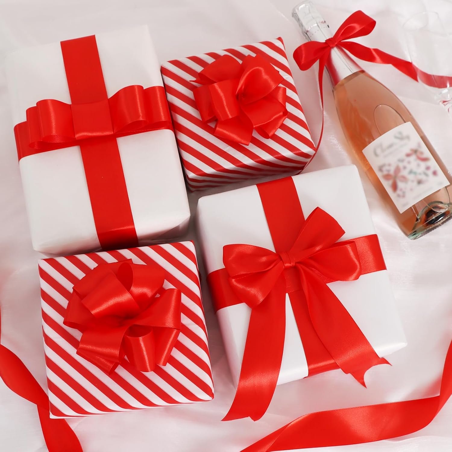 Wholesale 1 Inch x 100yds Red Satin Ribbon Thin Solid Color for Valentine Gift Wrapping Crafts Hair Bows Wedding Party Decoration Sewing Invitation Cards Floral Bouquets Christmas Supplier Wholesale 1 Inch x 100yds Red Satin Ribbon Thin Solid Color for Valentine Gift Wrapping Crafts Hair Bows Wedding Party Decoration Sewing Invitation Cards Floral Bouquets Christmas Supplier