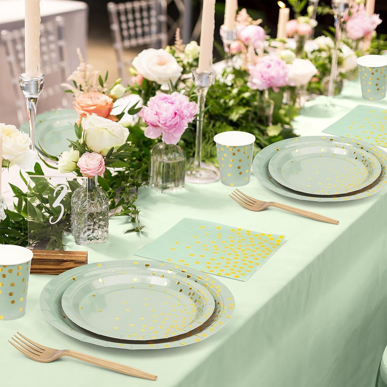 Wholesale Sage Green Party Supplies 127PCS Disposable Dinnerware Set Plates Napkins Cups Forks Serves 25 Guests for Wedding Baby Shower Decorations Supplier Wholesale Sage Green Party Supplies 127PCS Disposable Dinnerware Set Plates Napkins Cups Forks Serves 25 Guests for Wedding Baby Shower Decorations Supplier