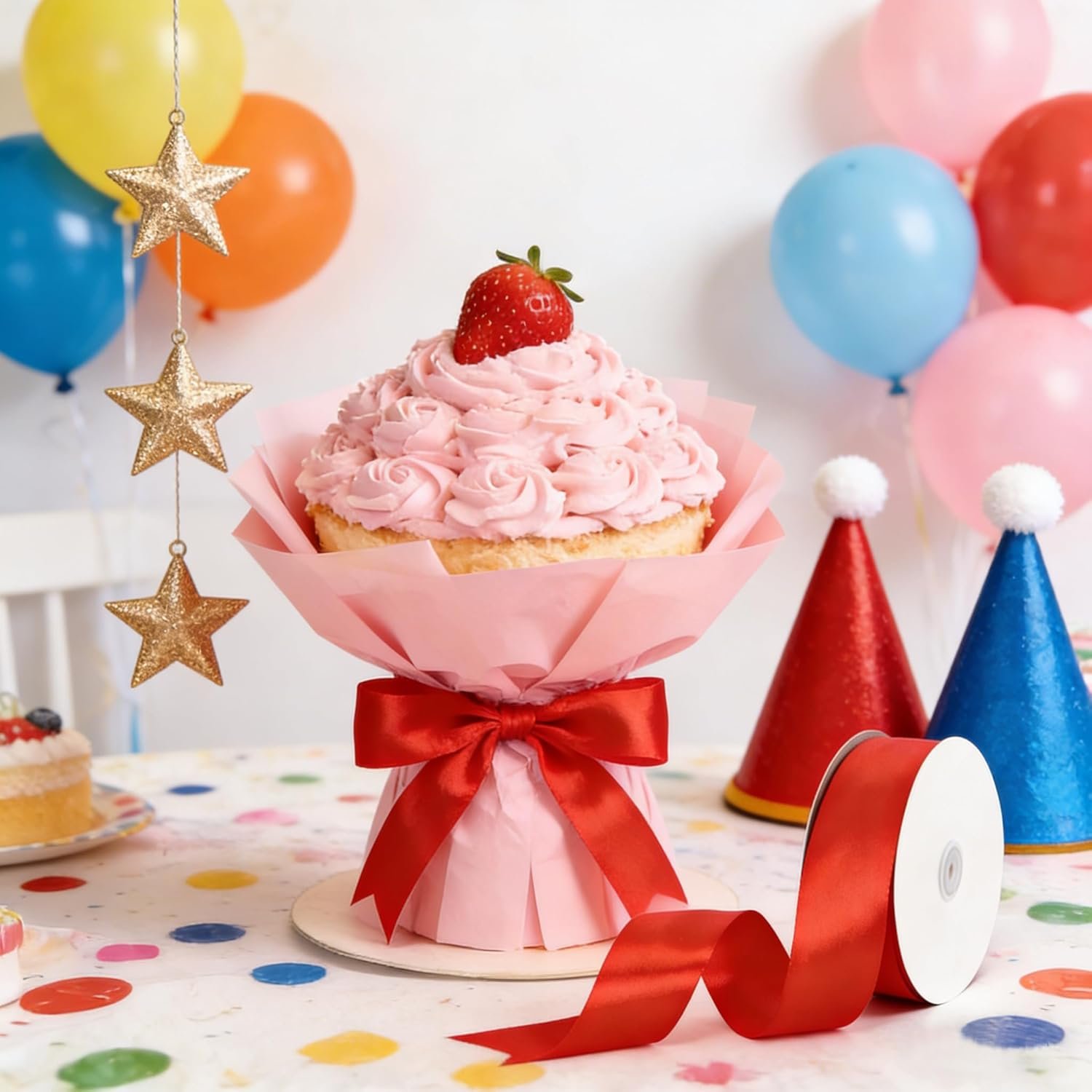 Wholesale 100 Yards 1-1/2 Inch Red Satin Ribbon for Gift Wrapping Bouquet Wrapping Flower Making Wedding Chair Sash Christmas Decorations Hair Bows Crafts Supplier Wholesale 100 Yards 1-1/2 Inch Red Satin Ribbon for Gift Wrapping Bouquet Wrapping Flower Making Wedding Chair Sash Christmas Decorations Hair Bows Crafts Supplier