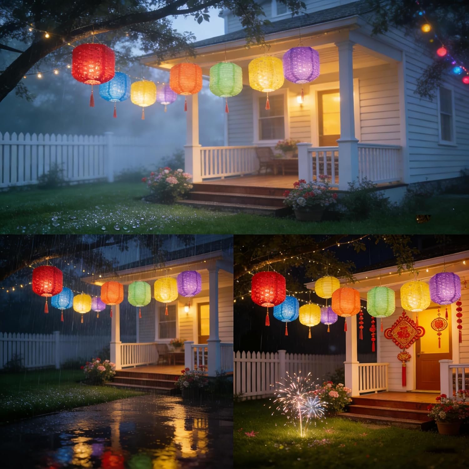 Wholesale 5PCS Colorful 6-Inch Paper Lanterns with LED Lights and Tassels for Asian New Year Valentines Wedding Birthday Party Decor Supplier Wholesale 5PCS Colorful 6-Inch Paper Lanterns with LED Lights and Tassels for Asian New Year Valentines Wedding Birthday Party Decor Supplier