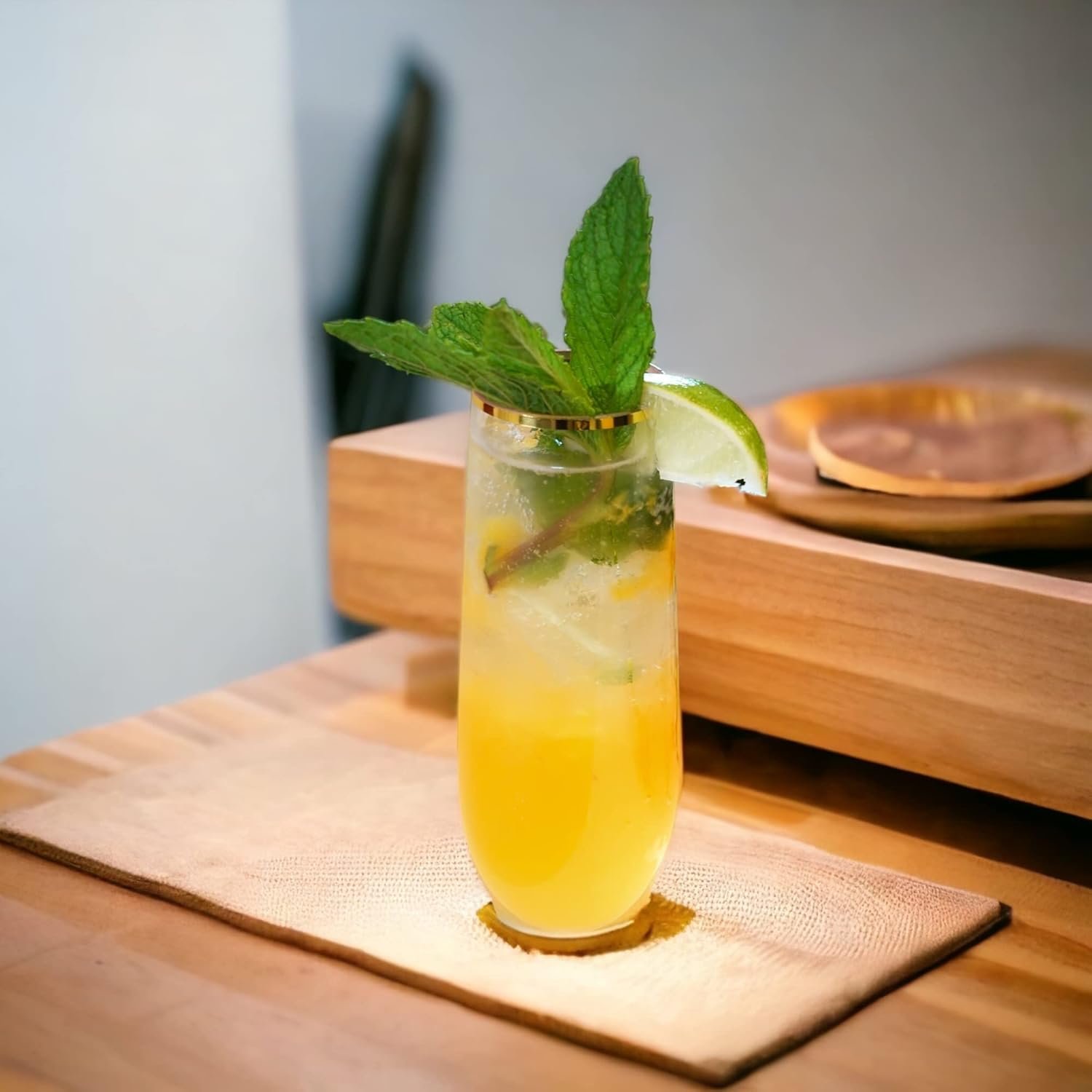 Wholesale 48-Pack 9 Oz Gold Rimmed Stemless Plastic Champagne Flutes Clear Disposable BPA-Free Recyclable Shatterproof Toasting Glasses for Weddings Parties Celebrations Supplier Wholesale 48-Pack 9 Oz Gold Rimmed Stemless Plastic Champagne Flutes Clear Disposable BPA-Free Recyclable Shatterproof Toasting Glasses for Weddings Parties Celebrations Supplier