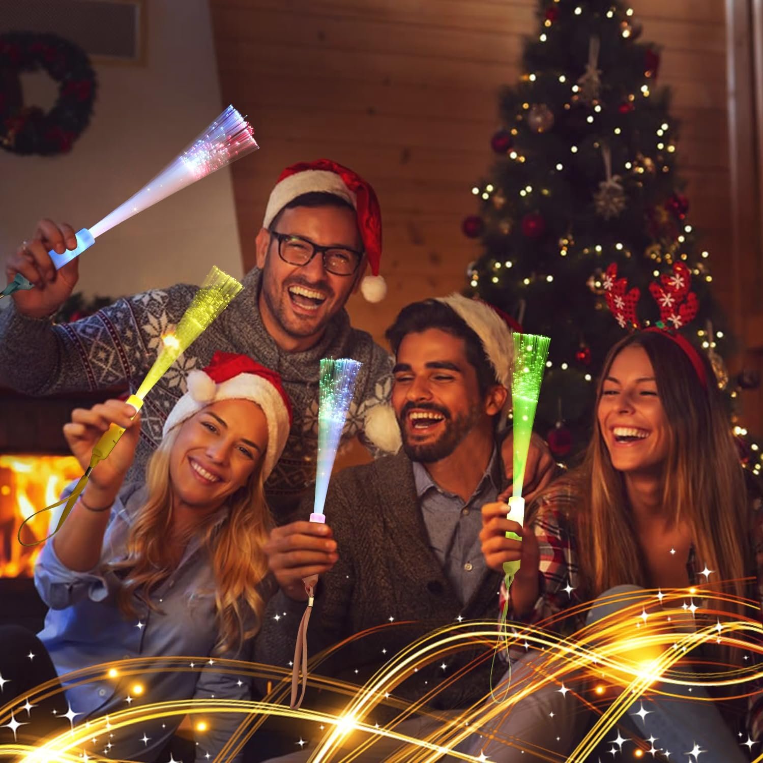 Wholesale 36PCS Fiber Optic Glow Wands LED Light Up with 3 Models Colorful Flashing Party Supplies Bulk Supplier Wholesale 36PCS Fiber Optic Glow Wands LED Light Up with 3 Models Colorful Flashing Party Supplies Bulk Supplier