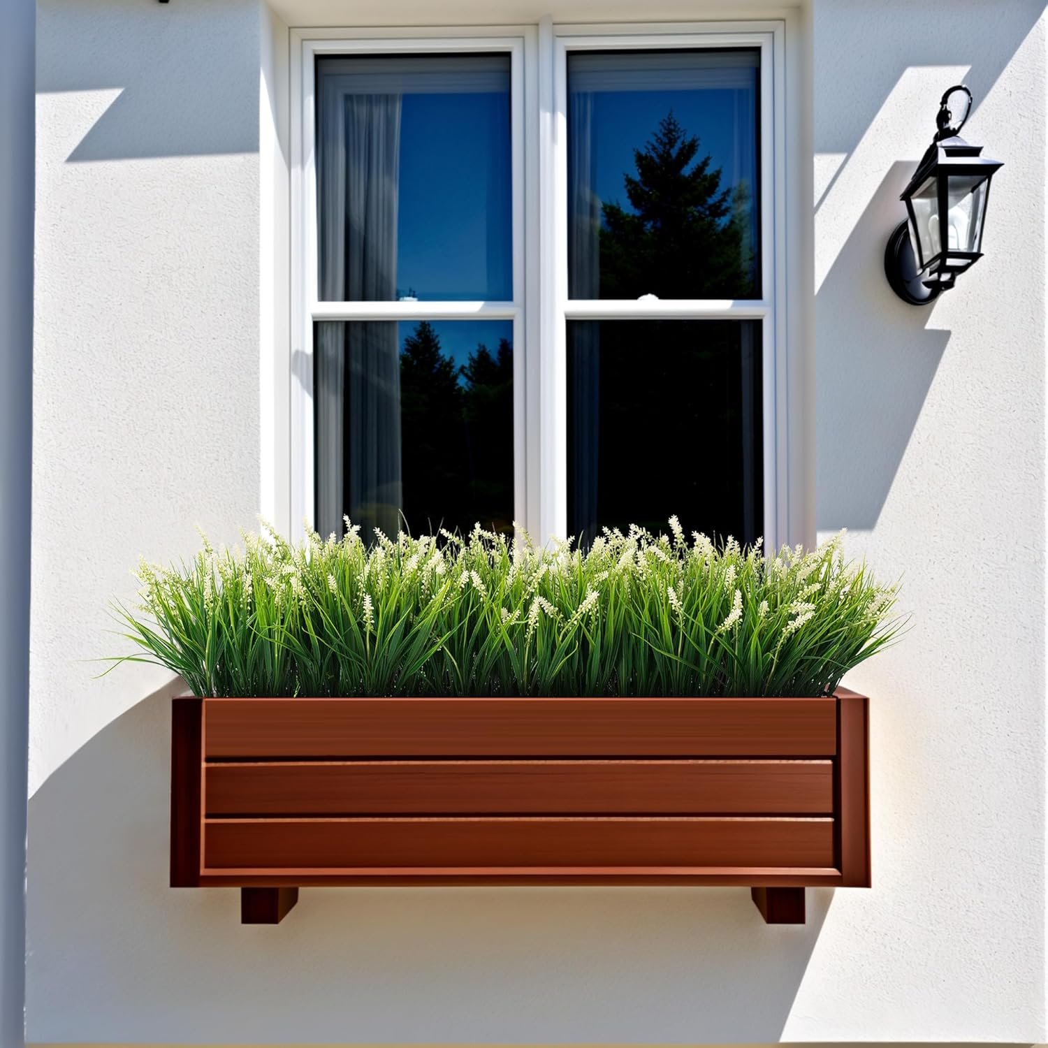 Wholesale UV Resistant Artificial Monkey Grass Fake Greenery Shrubs for Outdoor Porch Patio Courtyard Garden Decor Realistic No Fade Plants Supplier