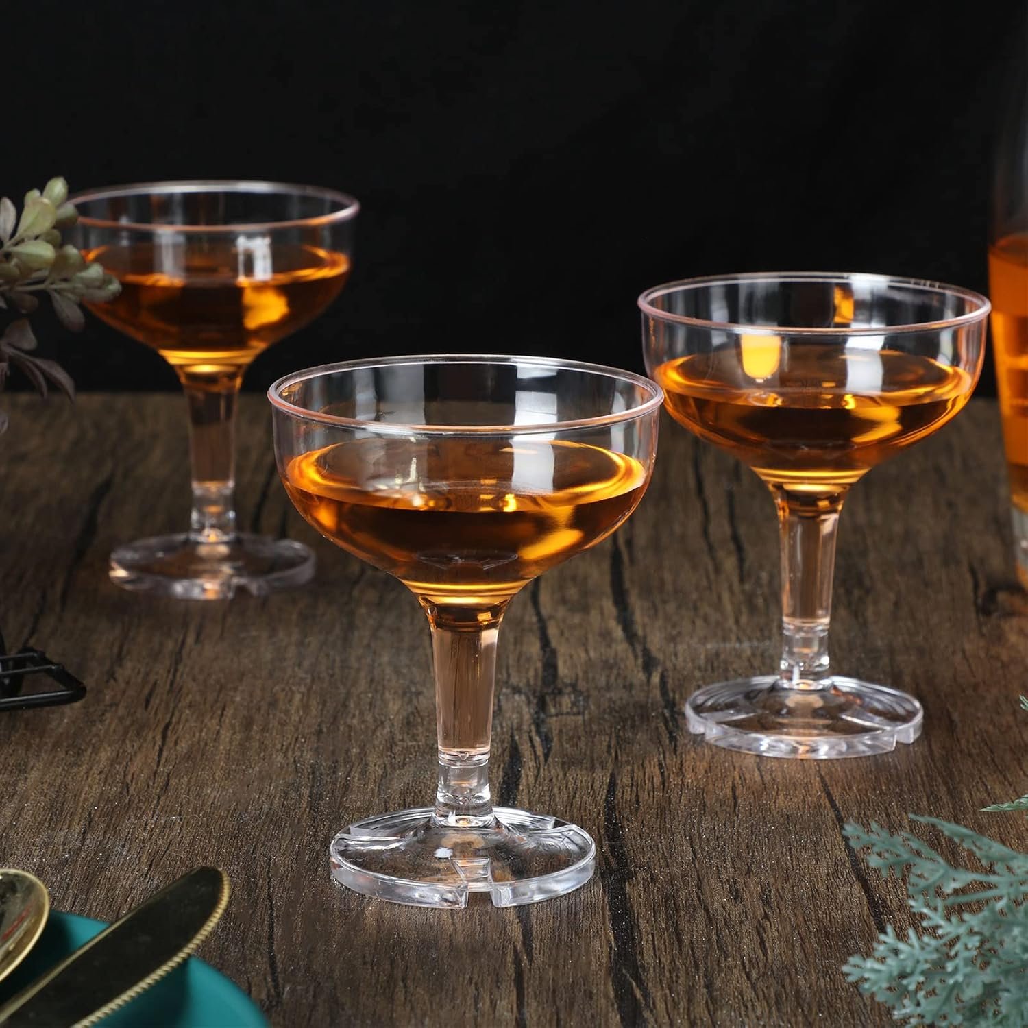 Wholesale 30 Pcs 5 oz Plastic Stackable Champagne Coupe Glasses Disposable Martini Margarita Coupe for Wedding Birthday Party Bar White Transparent Supplier Wholesale 30 Pcs 5 oz Plastic Stackable Champagne Coupe Glasses Disposable Martini Margarita Coupe for Wedding Birthday Party Bar White Transparent Supplier