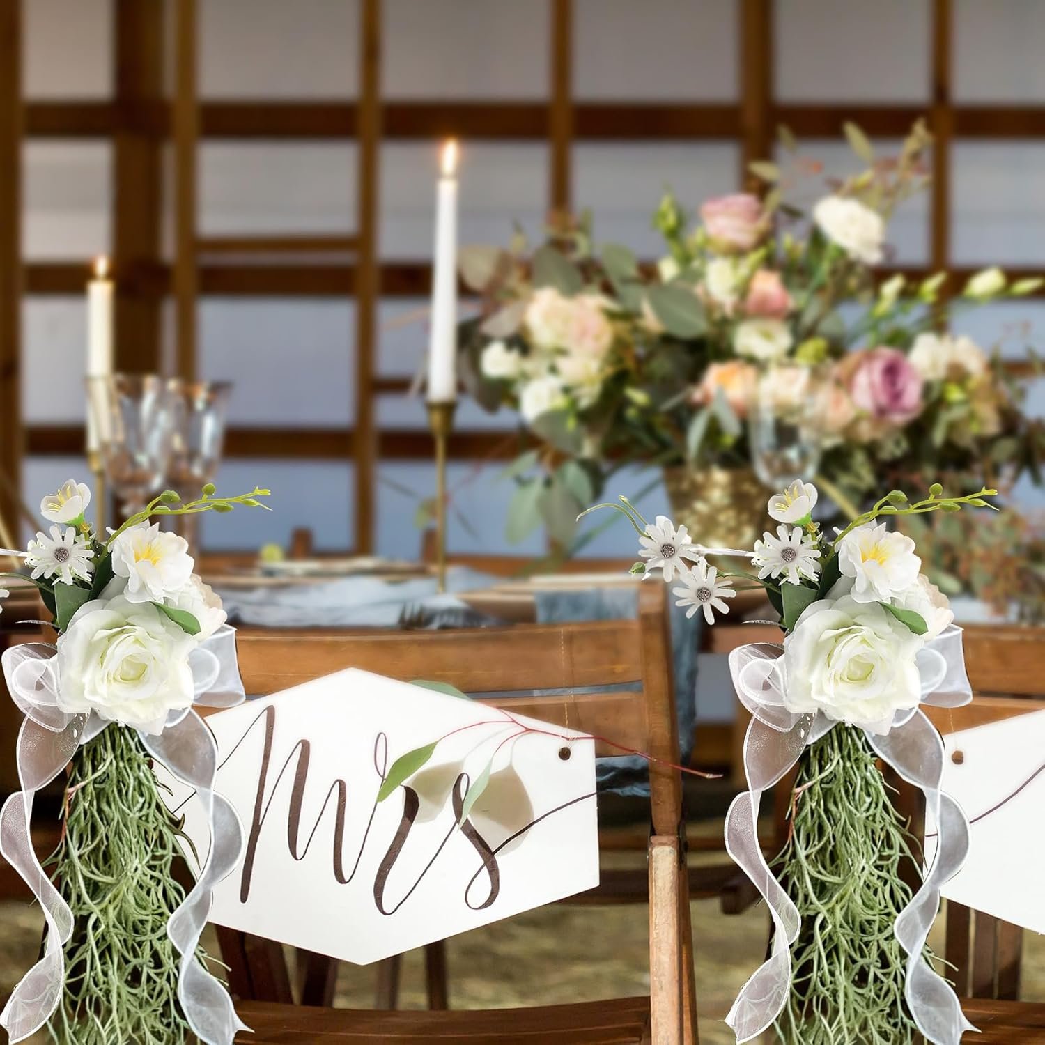 Wholesale 10 Pack Pew Flowers Wedding Aisle Chair Decorations with Artificial Flowers Ribbons for Church Arrangement Party Outdoor Supplier Wholesale 10 Pack Pew Flowers Wedding Aisle Chair Decorations with Artificial Flowers Ribbons for Church Arrangement Party Outdoor Supplier