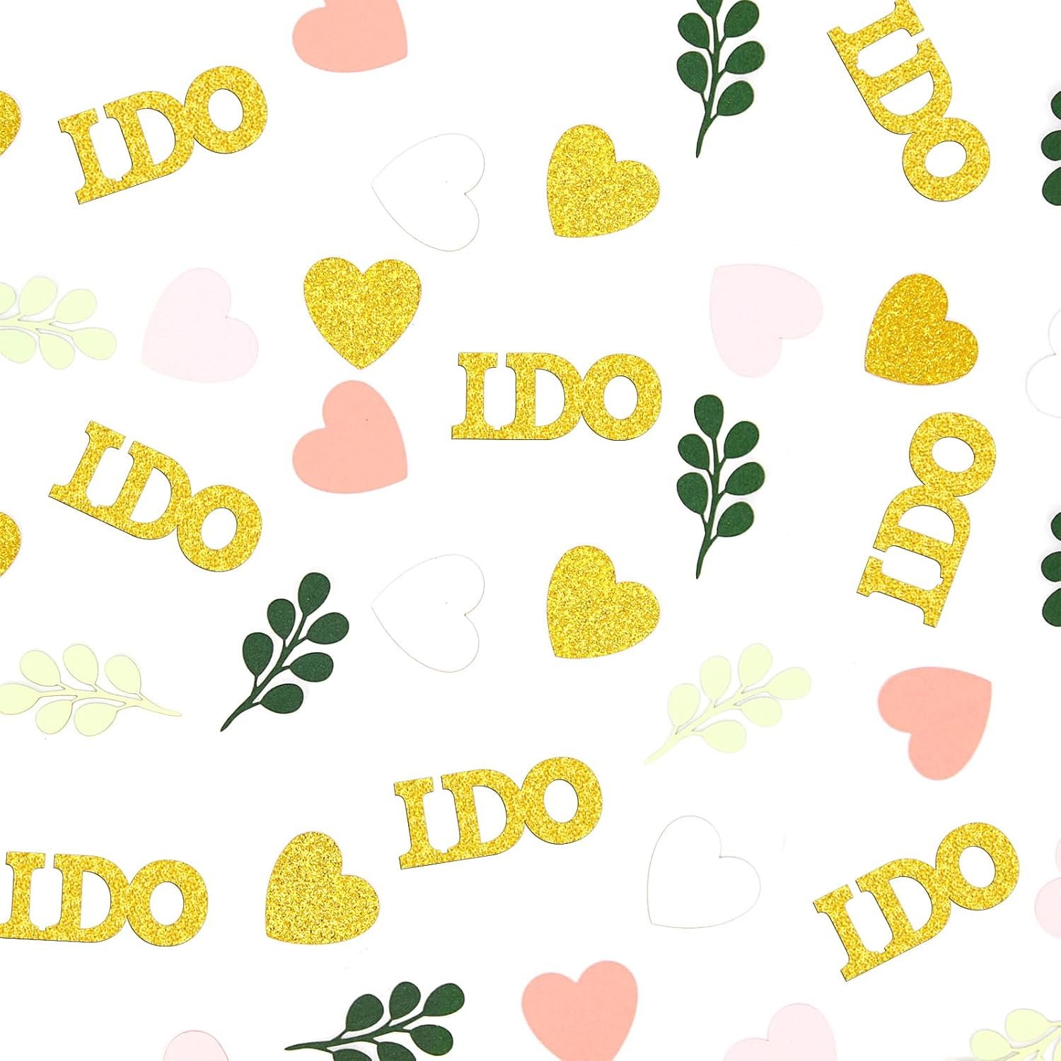 Wholesale 200PC Sage Green and Pink Gold Wedding Confetti Hearts I Do Table Scatter for Bridal Shower Engagement Bachelorette Party Decor Supplier Wholesale 200PC Sage Green and Pink Gold Wedding Confetti Hearts I Do Table Scatter for Bridal Shower Engagement Bachelorette Party Decor Supplier