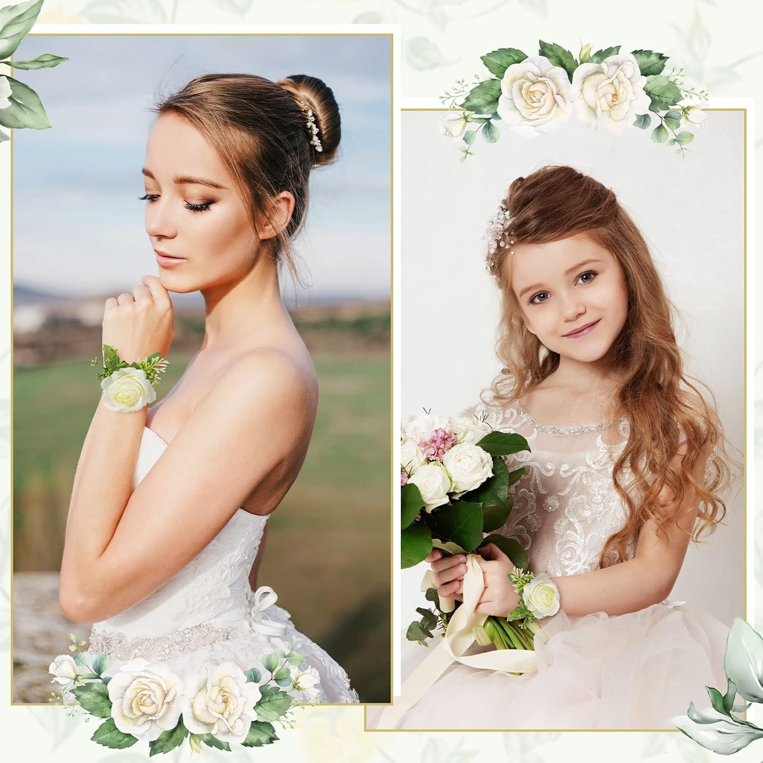 Wholesale Wedding Rose Wrist Corsage Wristlet Bands for Bridal Bridesmaid Women Artificial Flower Bracelets Decor Party Prom Homecoming (White,36 Pcs) Supplier Wholesale Wedding Rose Wrist Corsage Wristlet Bands for Bridal Bridesmaid Women Artificial Flower Bracelets Decor Party Prom Homecoming (White,36 Pcs) Supplier