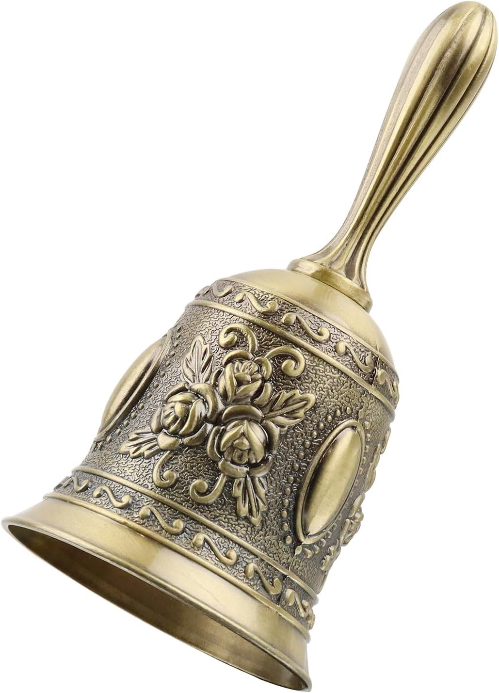 Wholesale 1 Pack Hand Held Metal Dinner Wedding Service Vintage Bell Supplier