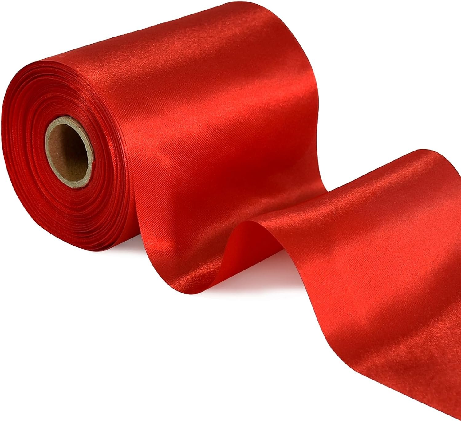 Wholesale 4 Inch x 22 Yards Wide Red Satin Ribbon for Cutting Ceremony Grand Opening Chair Sash Table Hair Car Bows Sewing Craft Gift Wrapping Wedding Party Decoration Supplier Wholesale 4 Inch x 22 Yards Wide Red Satin Ribbon for Cutting Ceremony Grand Opening Chair Sash Table Hair Car Bows Sewing Craft Gift Wrapping Wedding Party Decoration Supplier
